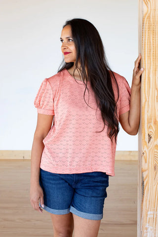 Georgia Peach Statement Blouse