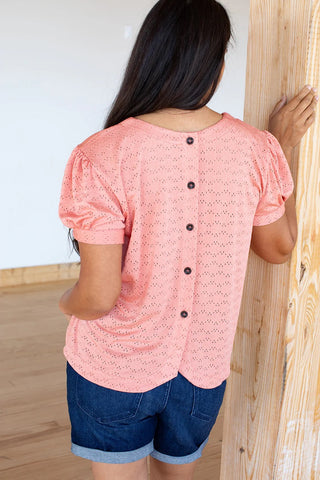 Georgia Peach Statement Blouse