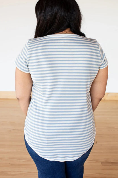 Cloudy Sky V-Neck