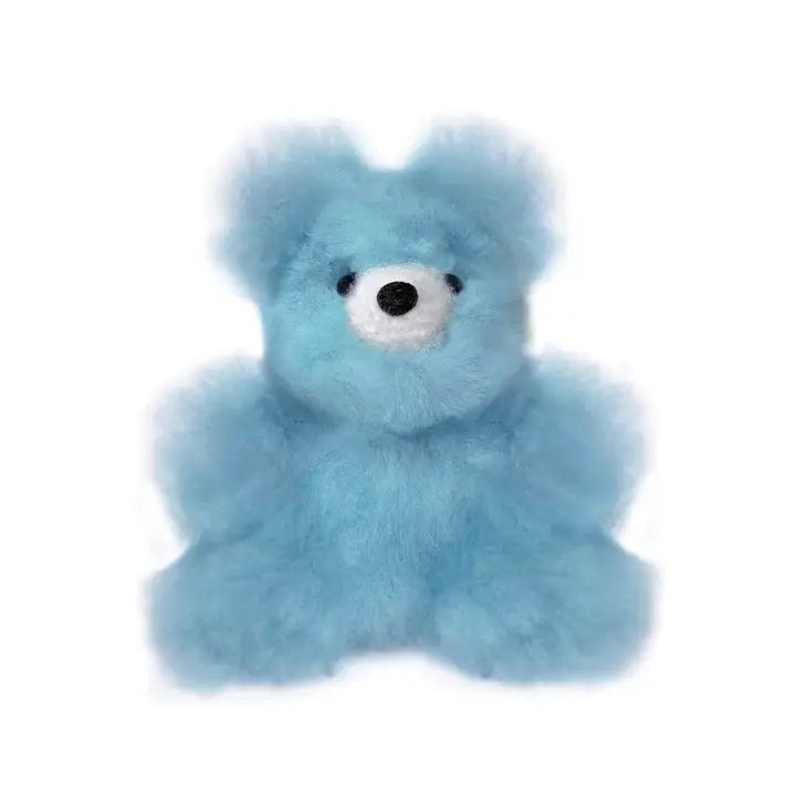Alpaca Bear Plushie - Light Blue