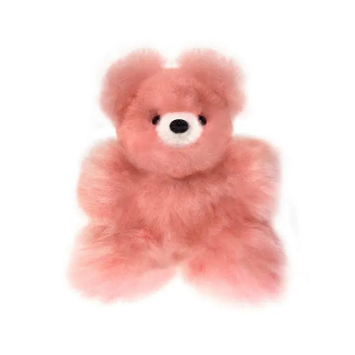 Alpaca Bear Plushie - Pink