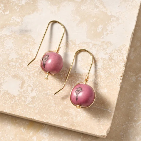 Laveder Seed Earrings