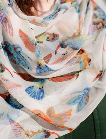 Hummingbird Scarf