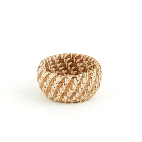 Miniature Pine Needle Bowl Basket