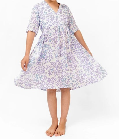 Girl's Frock Dress - Lilac Hydrangea