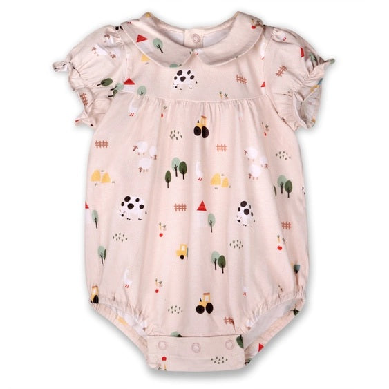 Farm Baby Bubble Romper