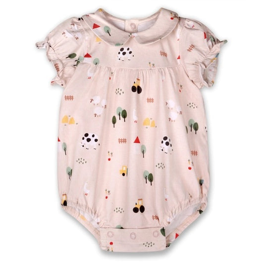 Farm Baby Bubble Romper