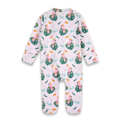 Parrot Zipper Baby Footie