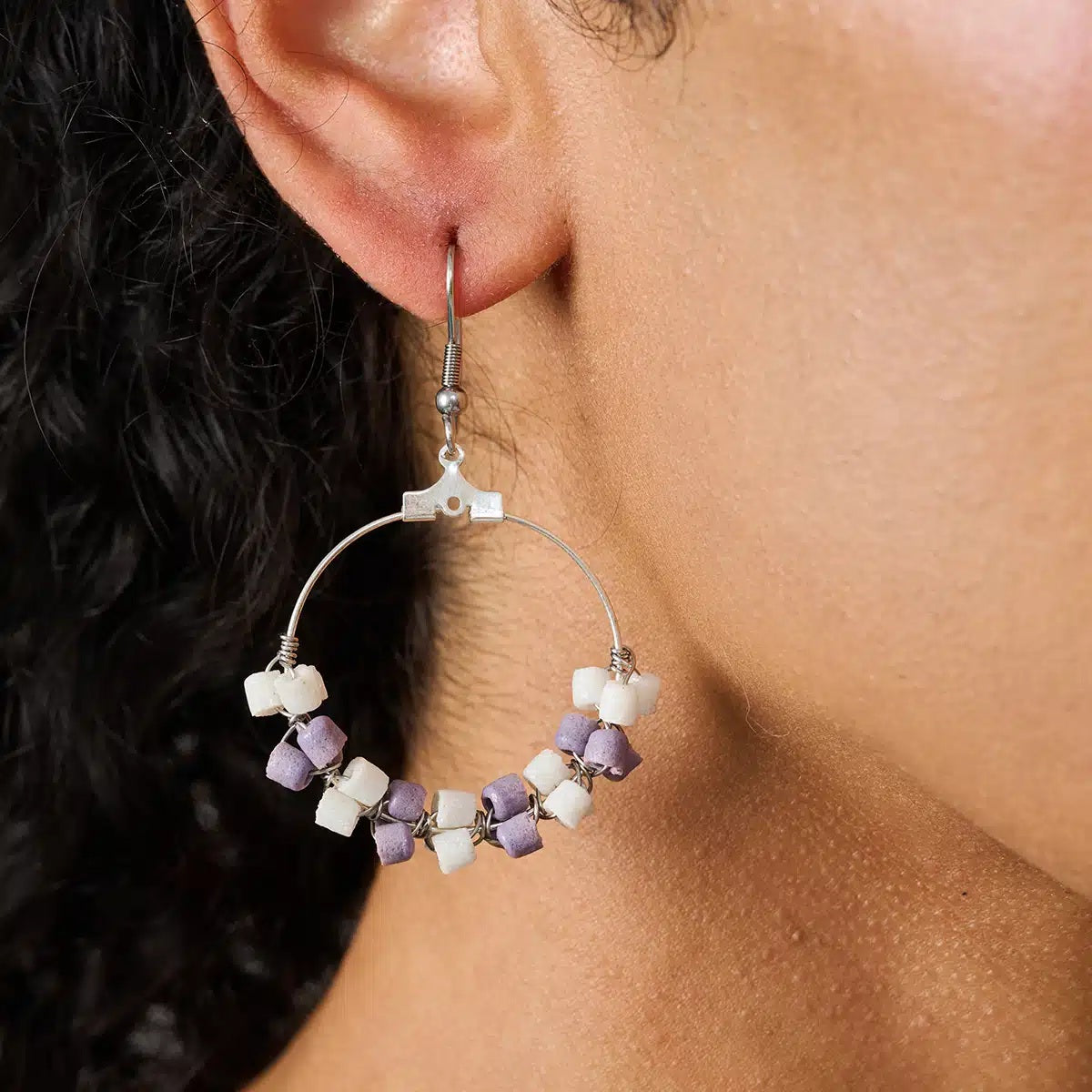 Drift Earrings - Purple