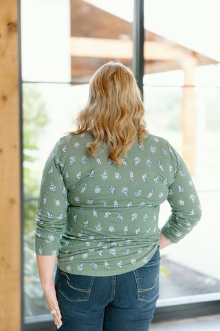 Iris Long Sleeve Scoop Tee