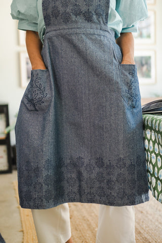 Midnight Lotus Apron