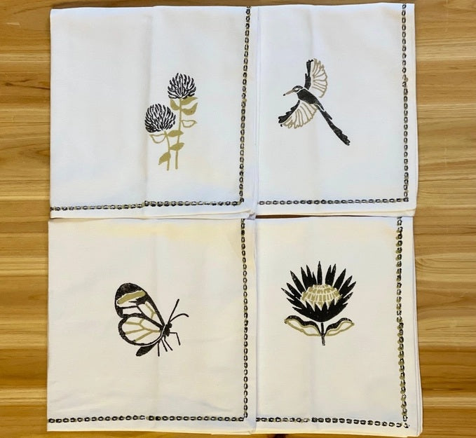 South African Dinner Napkins Set