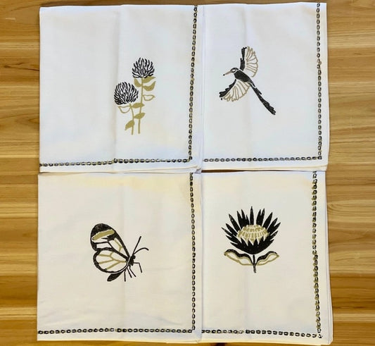 South African Dinner Napkins Set
