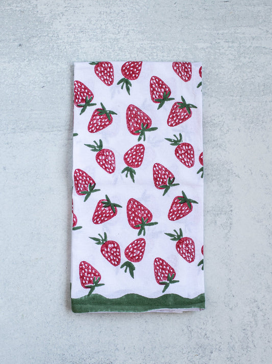 Strawberry Tea Towel