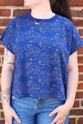 Caitlin Top - Cobalt Foxes