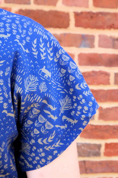 Caitlin Top - Cobalt Foxes
