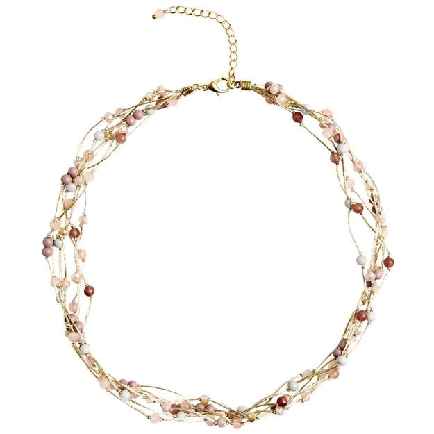 Jill Necklace - Taupe