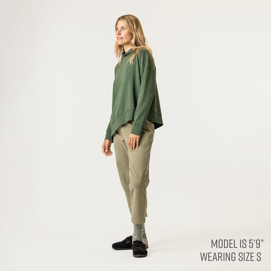 Funnel Neck Top - Pine
