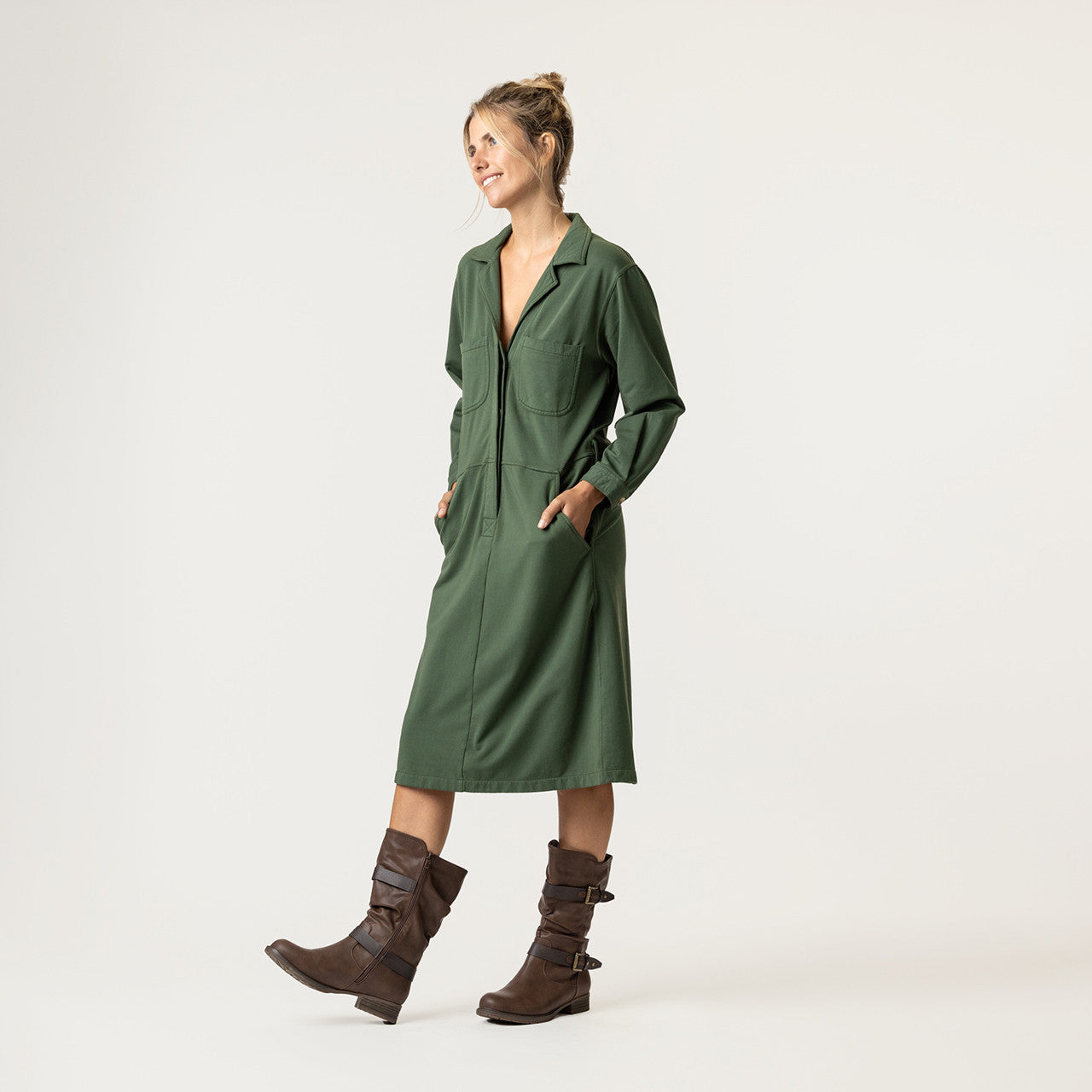 Workwear Dress - Pine