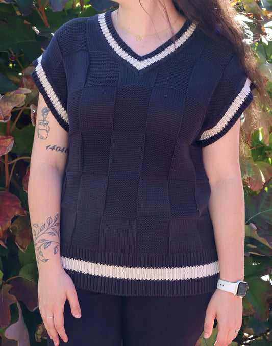 Sweater Vest - Pepper
