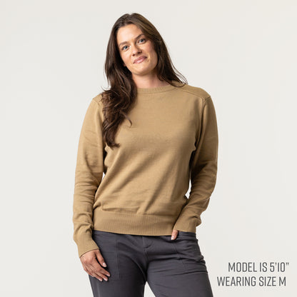Classic Crew Sweater - Khaki