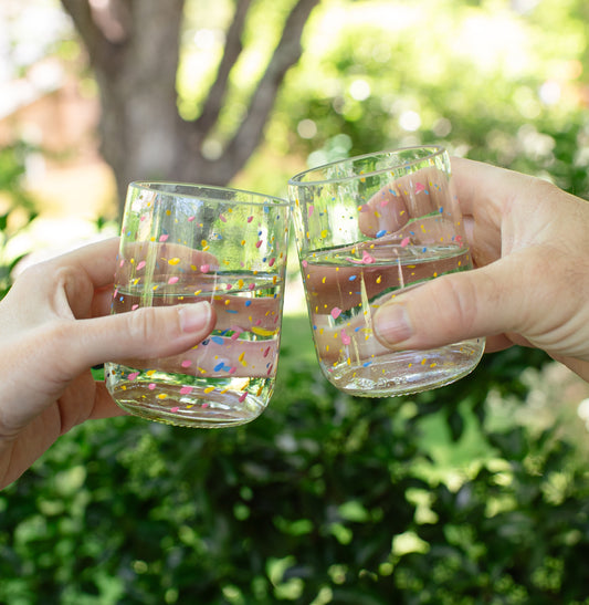 Set of 4 Glasses - Confetti