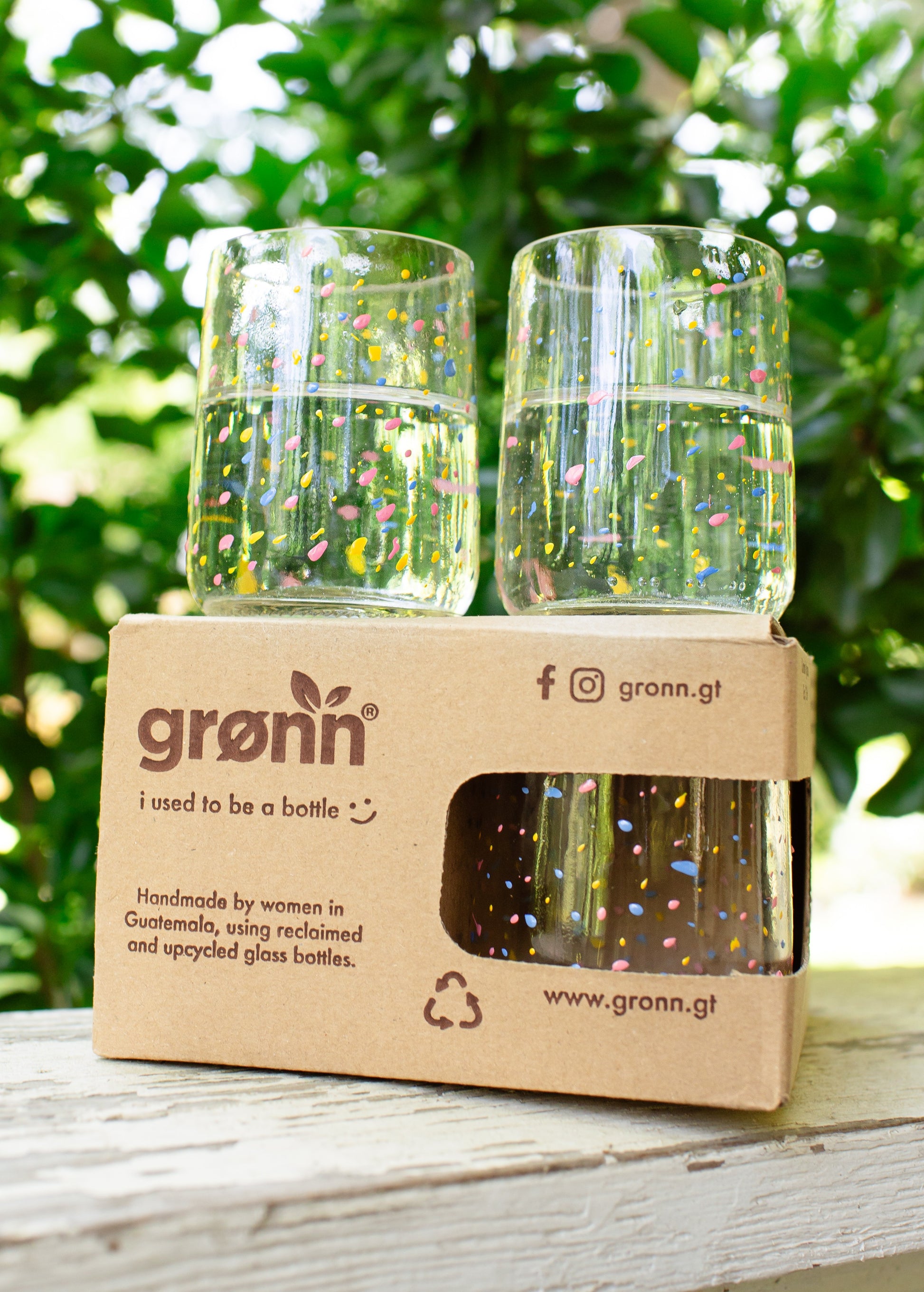 Set of 4 Glasses - Confetti