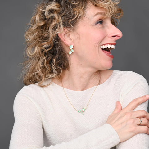 Hope Echo Earrings - Mint