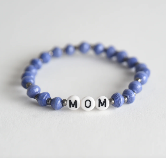 Mom Mantra Bracelet Lavender