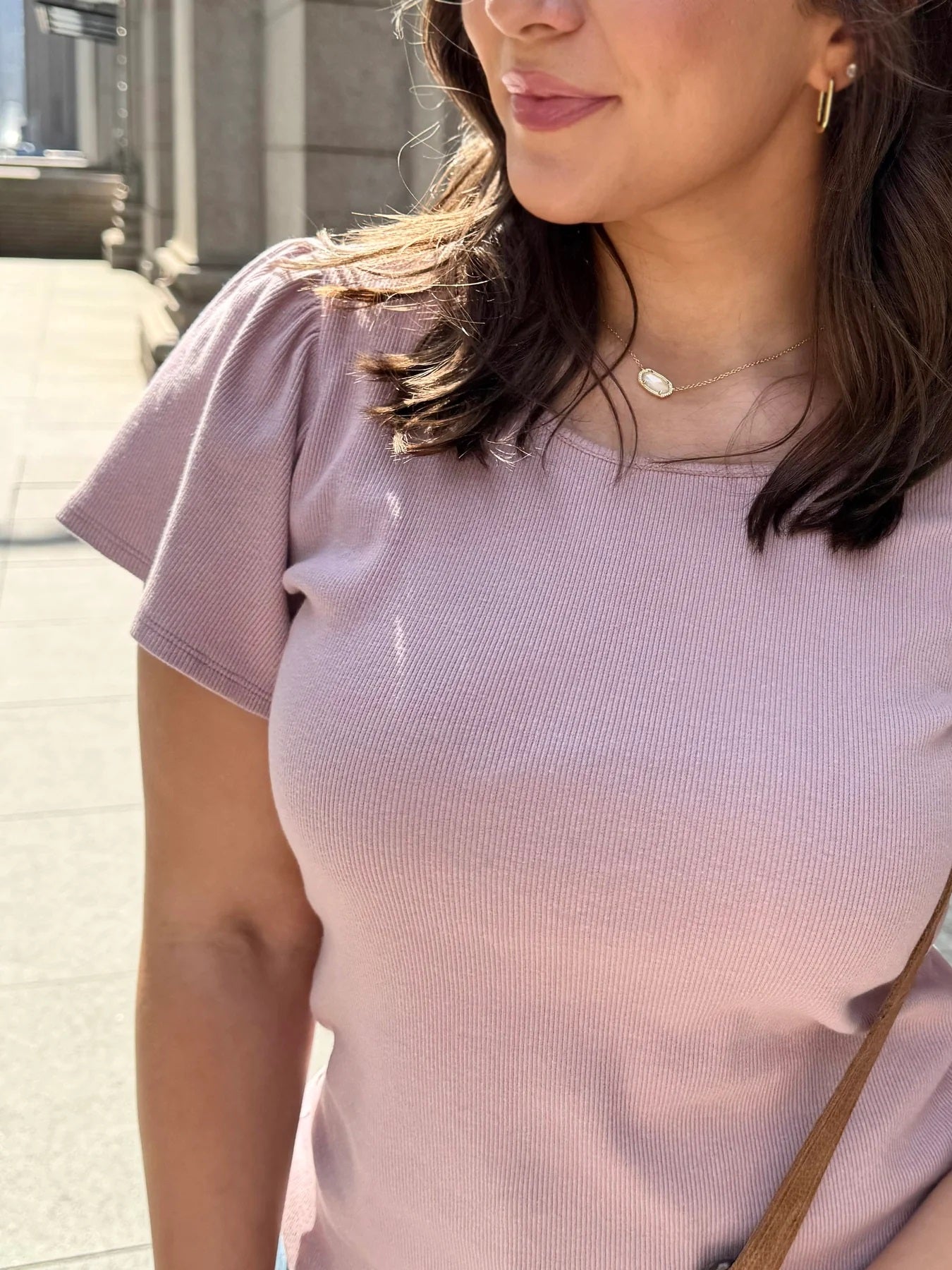 Zadie Tee - Dusty Lilac