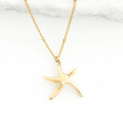 Starfish Hope Necklace - Gold