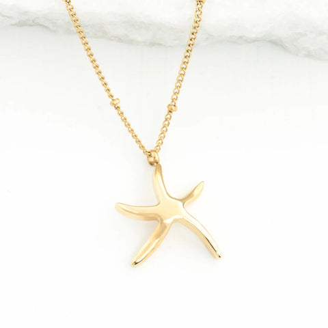 Starfish Hope Necklace - Gold