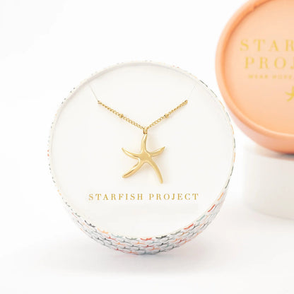 Starfish Hope Necklace - Gold