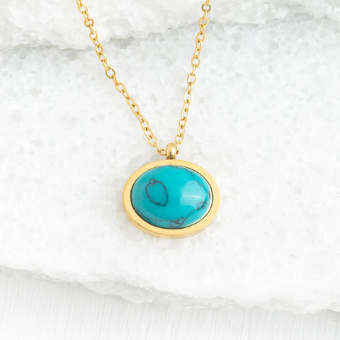 Hopeful Glow Necklace - Turquoise