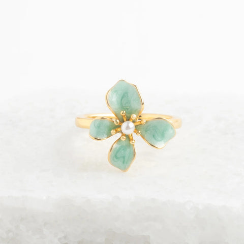 Hope in Bloom Ring - Mint