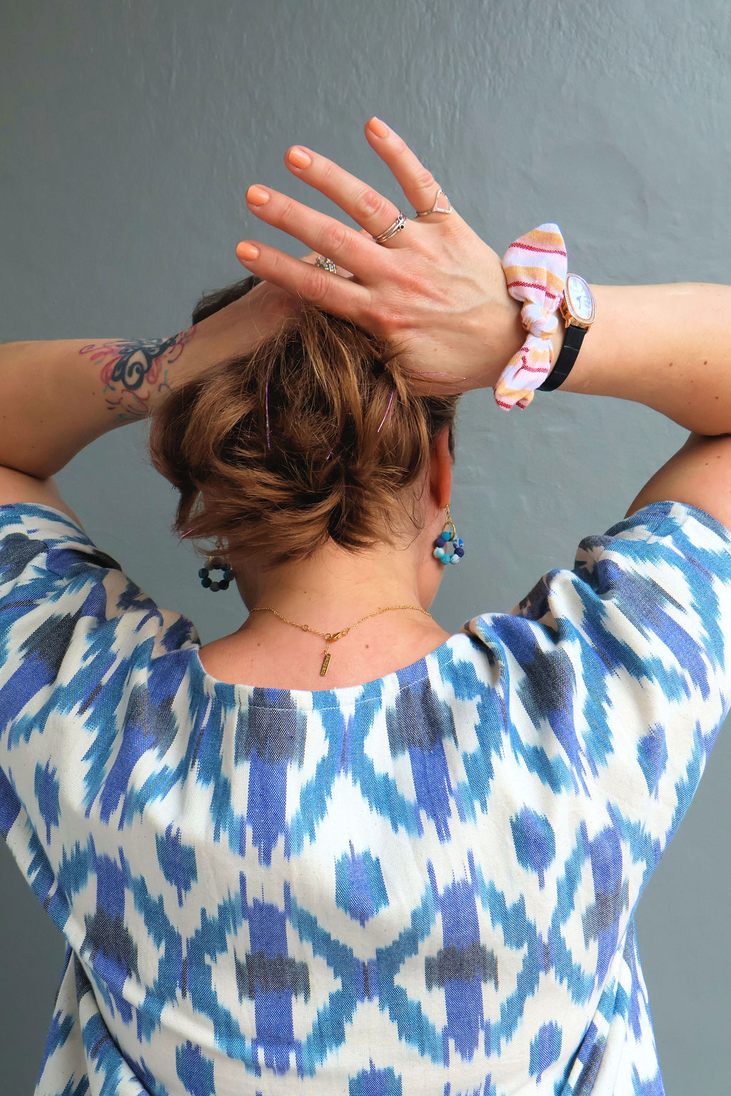 Dana Top - Seashore Ikat