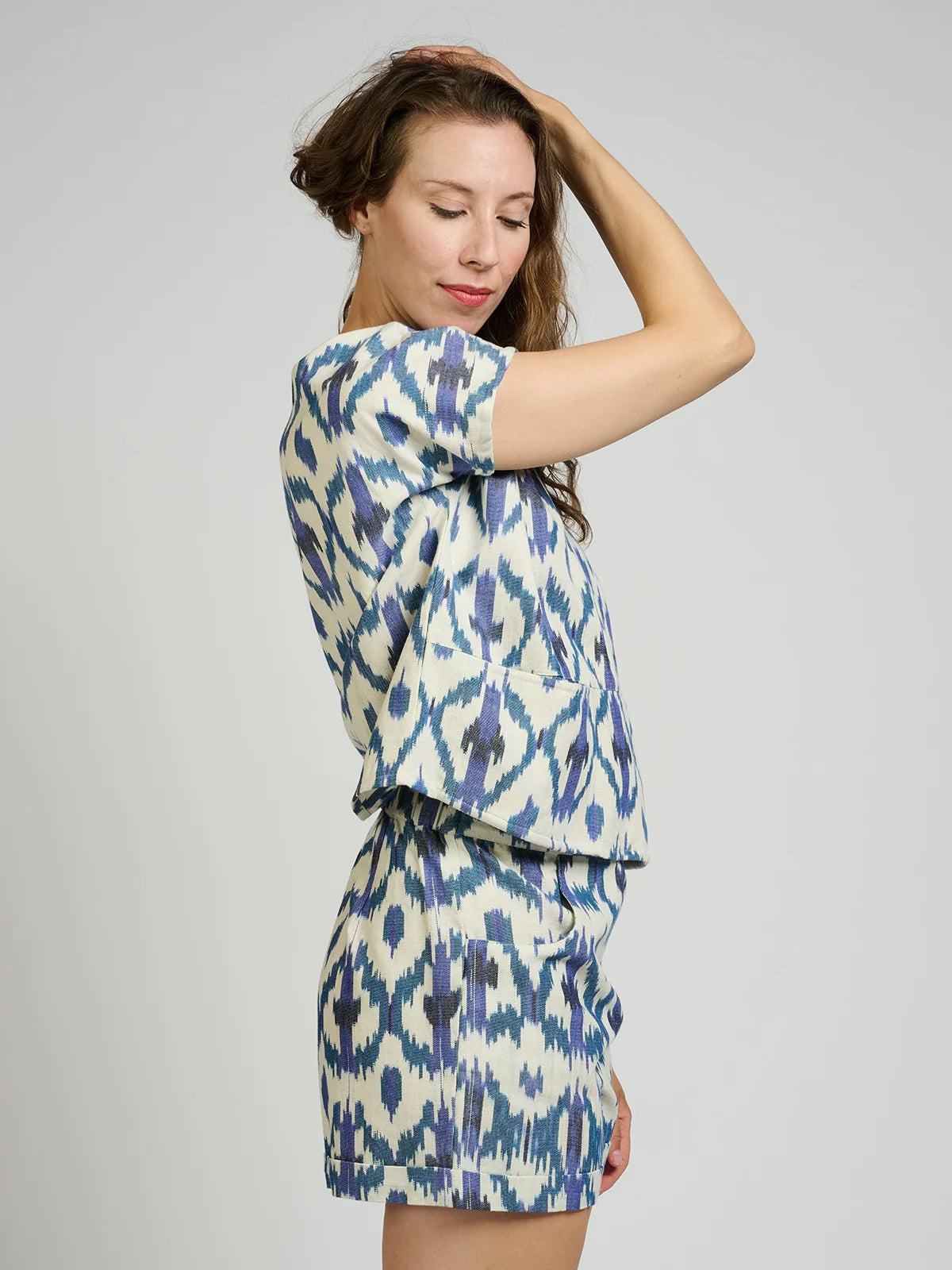 Dana Top - Seashore Ikat