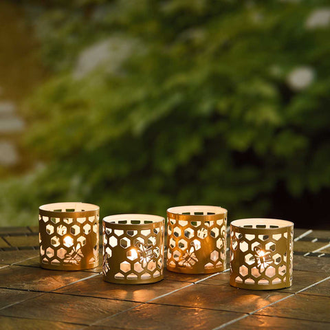 Busy Bee Tea Light Lantern