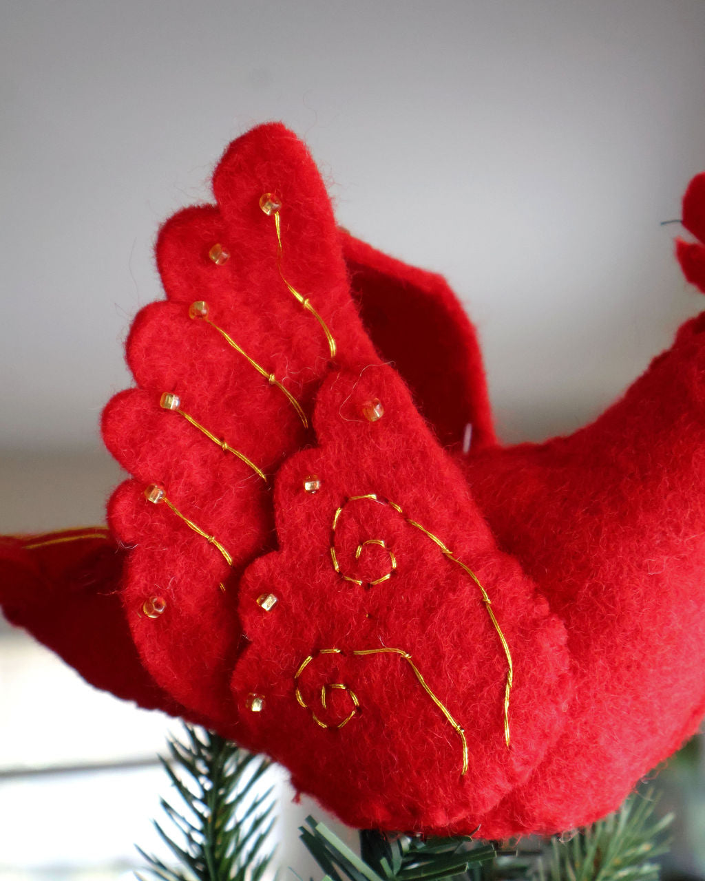 Cardinal Tree Topper