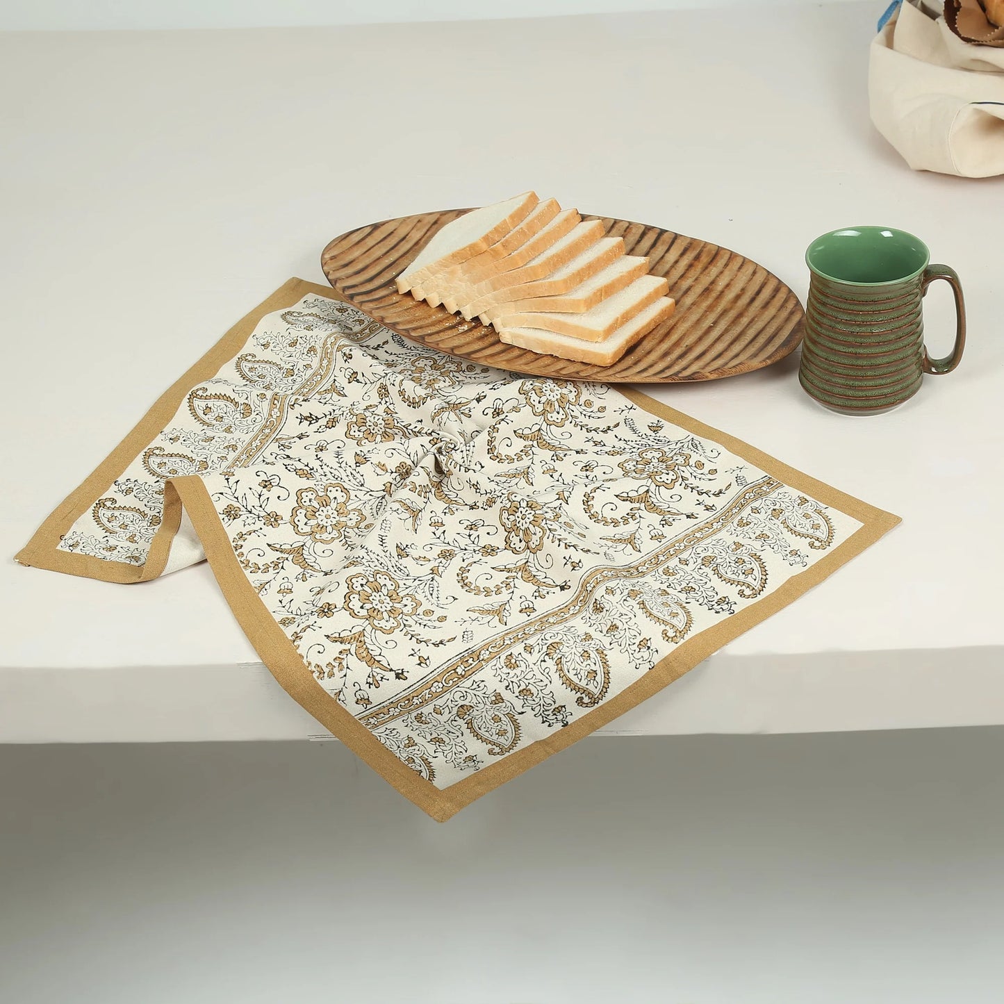 Ivy Kitchen Towel - Sand