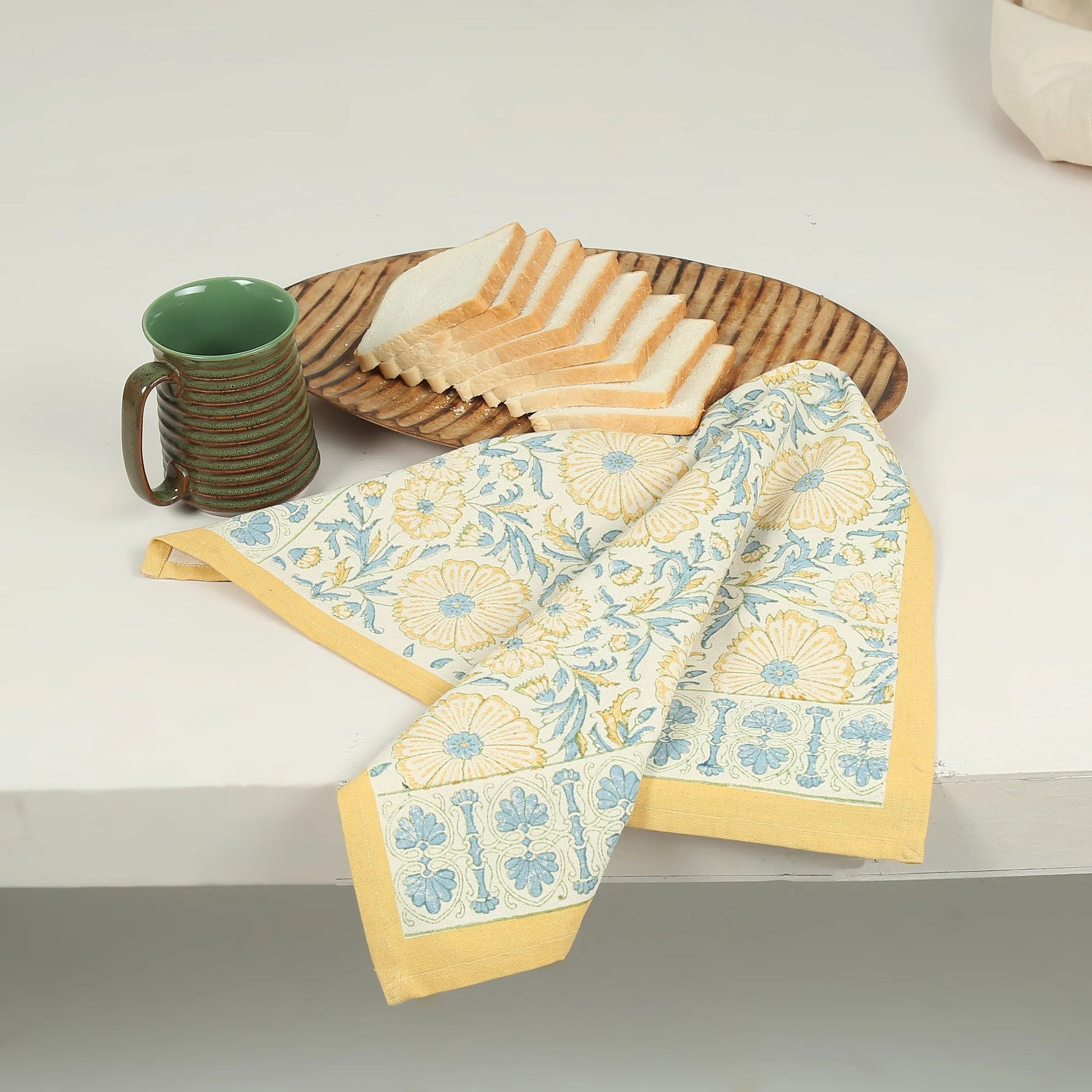 Bloom Kitchen Towel - Wheat