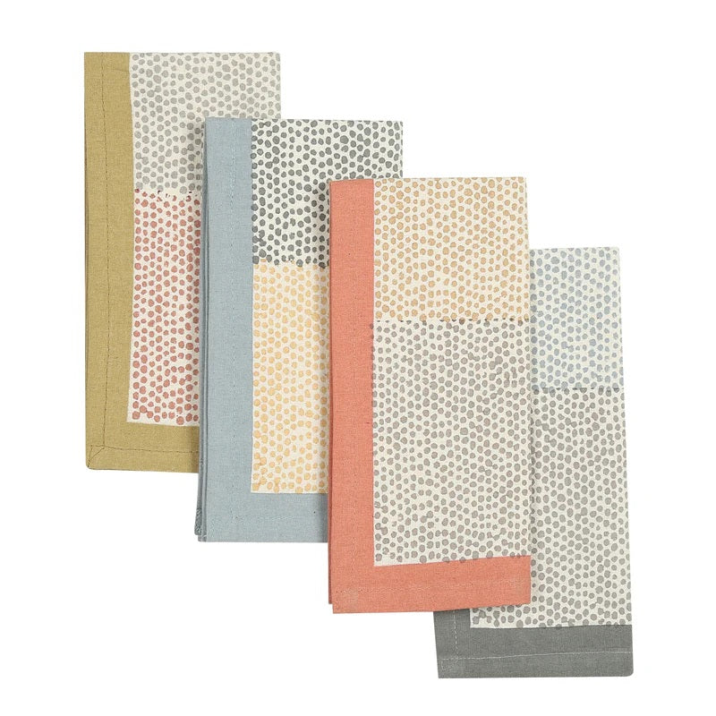 Sustainable Threads Raindrop Reverie Napkins