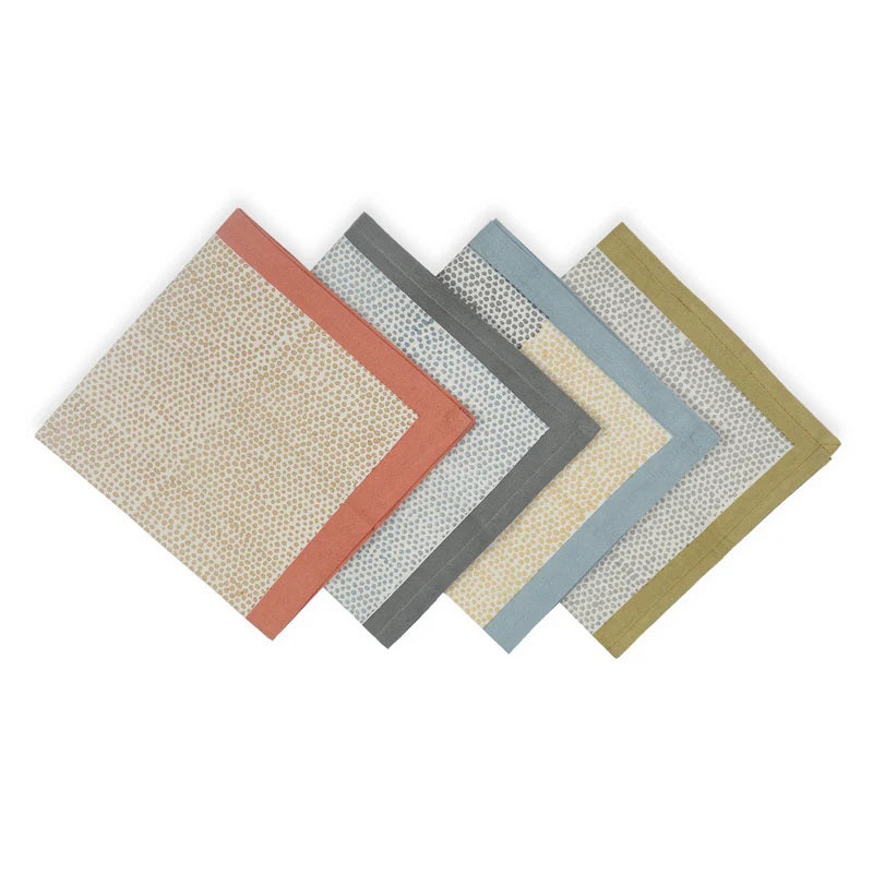 Sustainable Threads Raindrop Reverie Napkins - Thumbnail 2