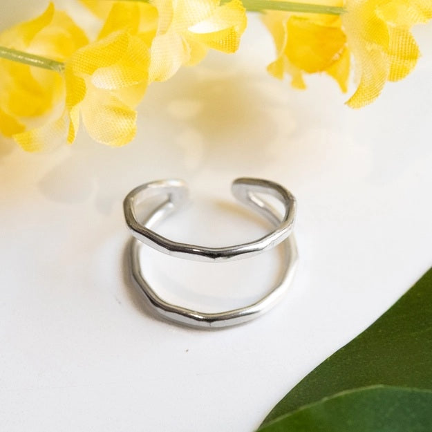 Open Arc Ring - Silver – Latitudes Fair Trade
