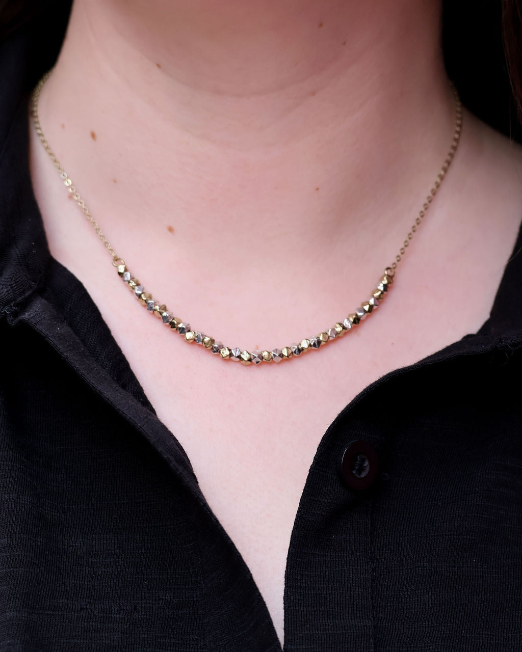 Lustrous Bead Necklace