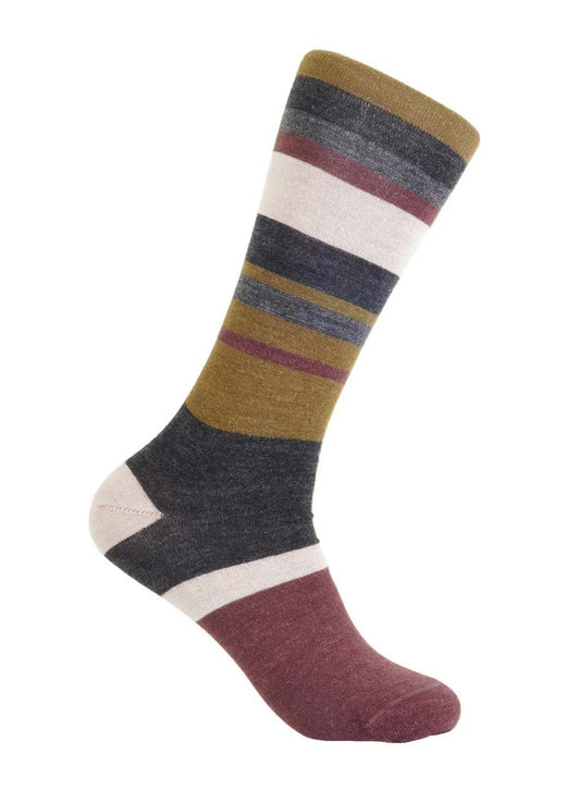 Linea Plum Alpaca Socks