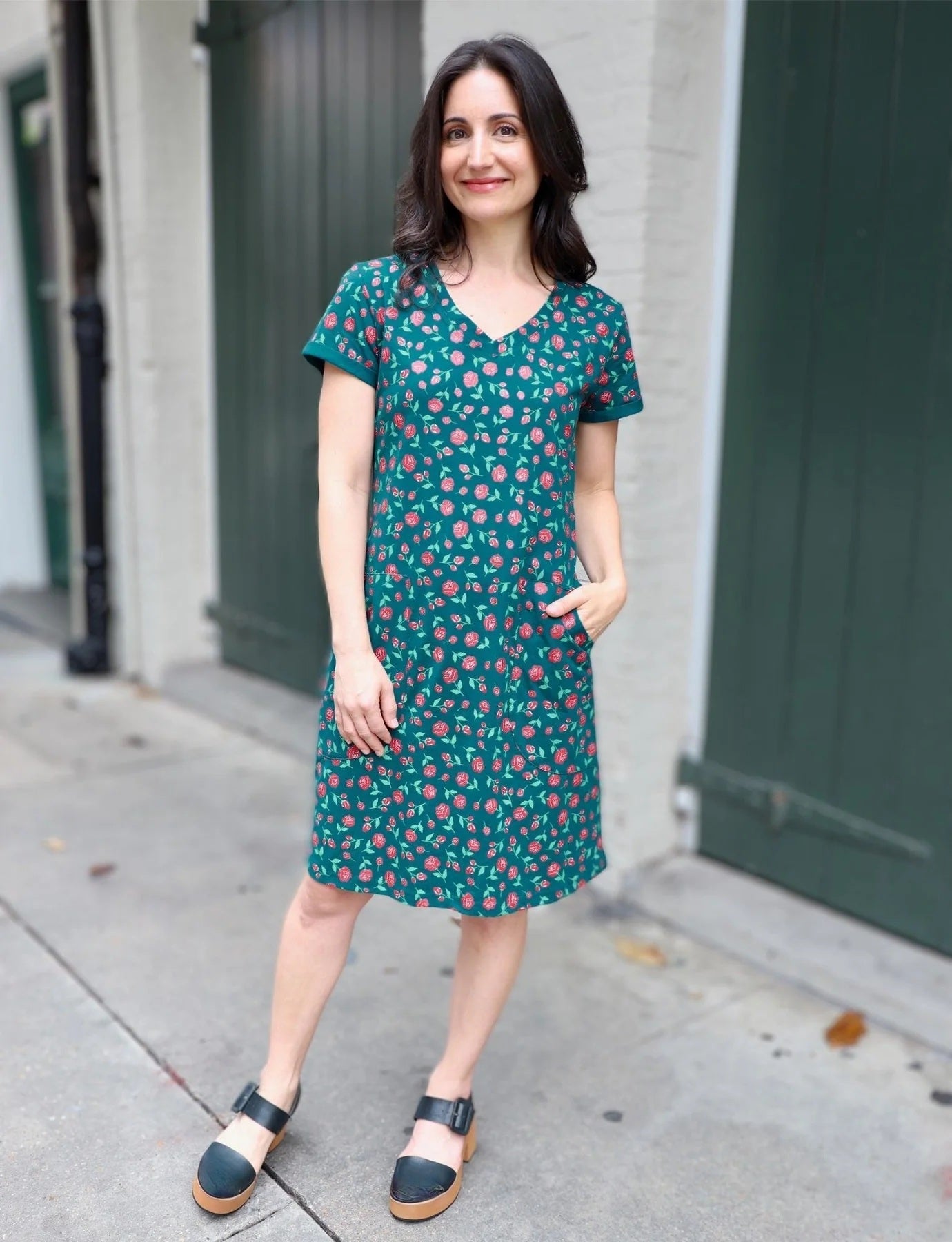 Woodland Rose Organic Dress XXL