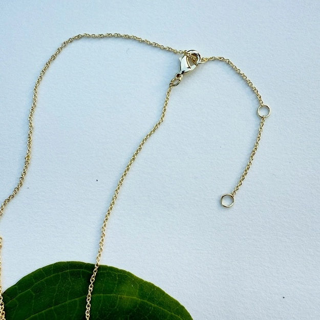 Amethyst Lotus Necklace Brass