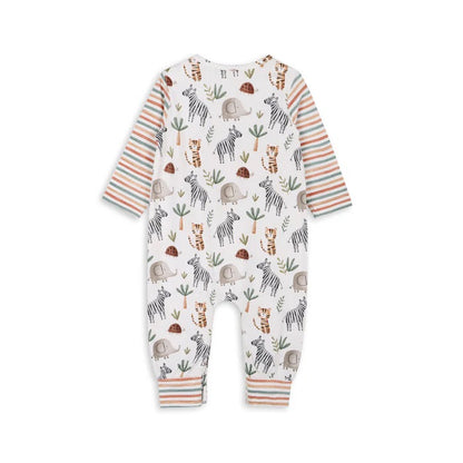 Savannah Animals Baby Jumpsuit