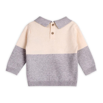 Cuddly Bear Applique Sweater
